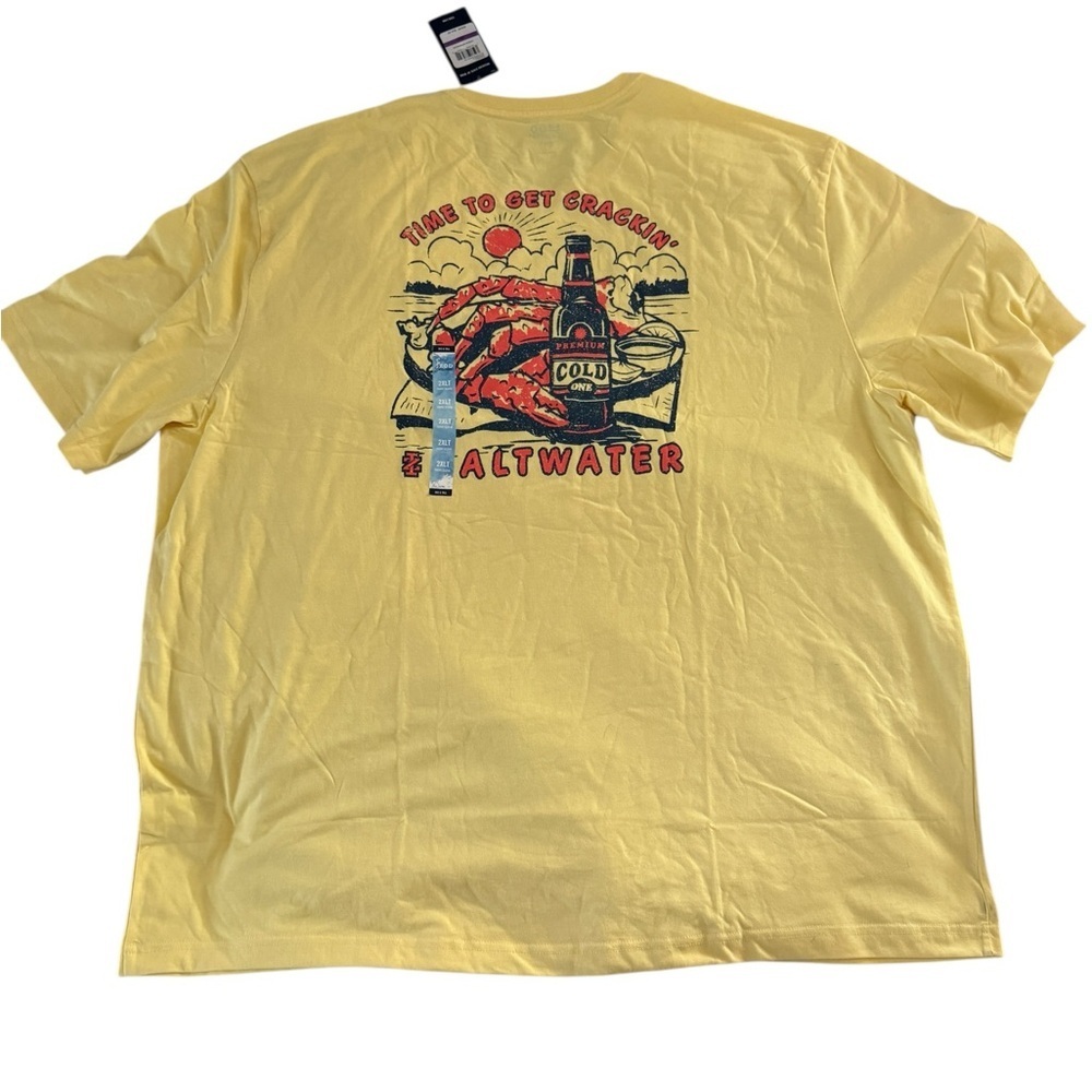 Izod Yellow Graphic Tee